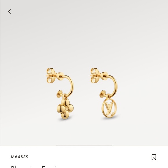 Authentic Louis Vuitton Blooming Earrings - Picture 4 of 4